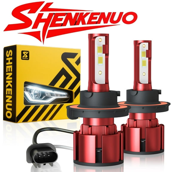 For Hummer H3 2006 2007 2008 2009 2010 LED Headlight Bulbs H13 9008 High and Low Beam 2pcs