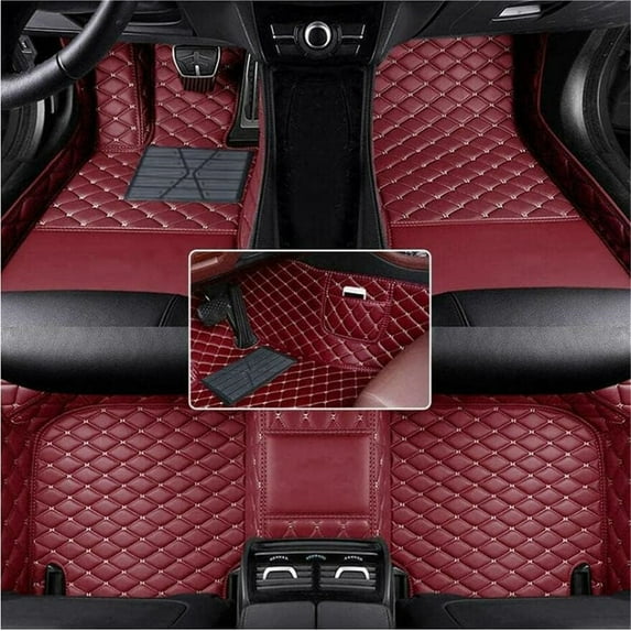 For Hummer H3 2006-2010 Car Floor Mats Cargo Liners Luxury Waterproof Carpets