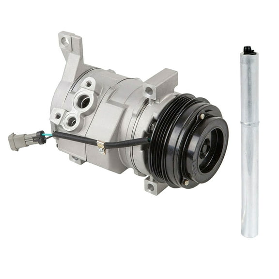 For Hummer H3 2010 AC Compressor w/ A/C Drier - BuyAutoParts