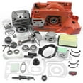 thumbnail image 1 of For Husqvarna 268 272 272XP Crankcase Cylinder Crankshaft Piston Kit Parts, 1 of 7