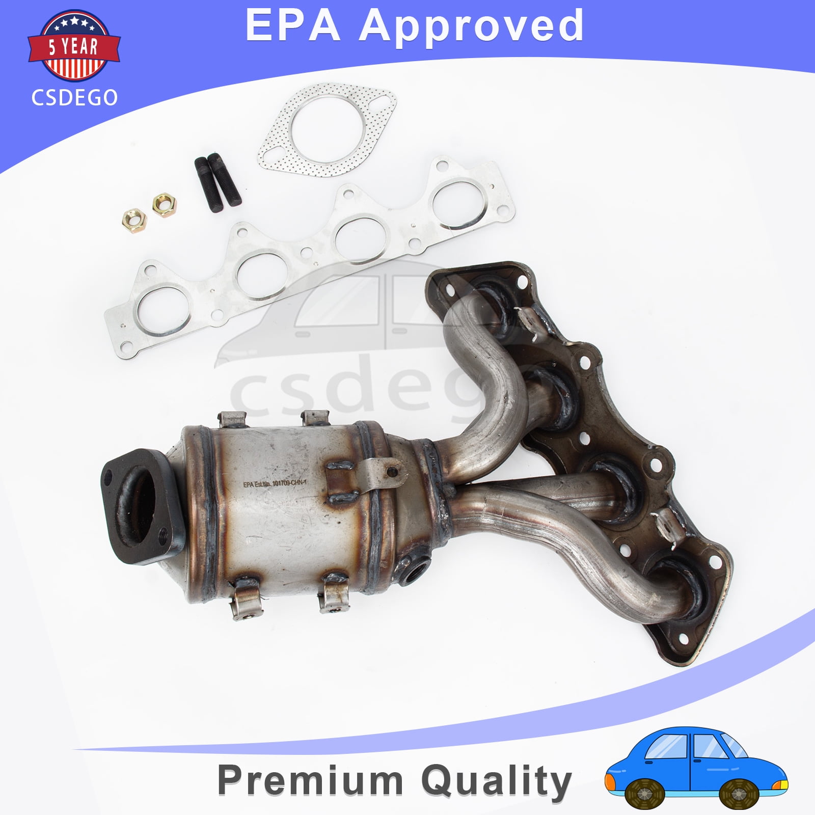 For Hyundai Accent 1.6L 2012-2017 Manifold Catalytic Converter Kit USA ...