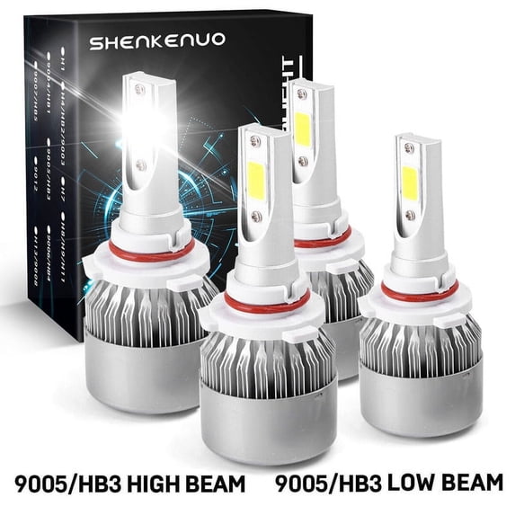 For Hyundai Accent 2014 2015 2016 2017 2018 2019 2020 Led Headlight Bulbs HB3 9005 High&Low Beam 4pcs
