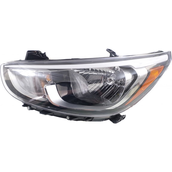 For Hyundai Accent 2015 2016 2017 Headlight Assembly Driver Side | Standard | CAPA | Replacement For HY2502192, HY2502192C | 191275304433, 921011R710