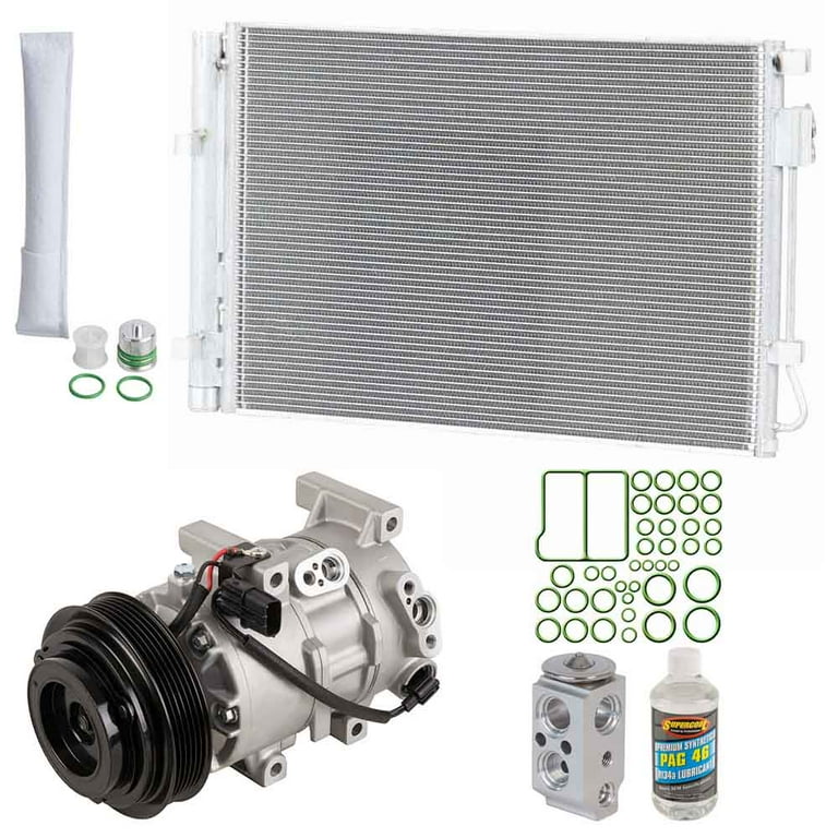 For Hyundai Accent 2016 A C Kit w AC Compressor Condenser Drier Buyautoparts