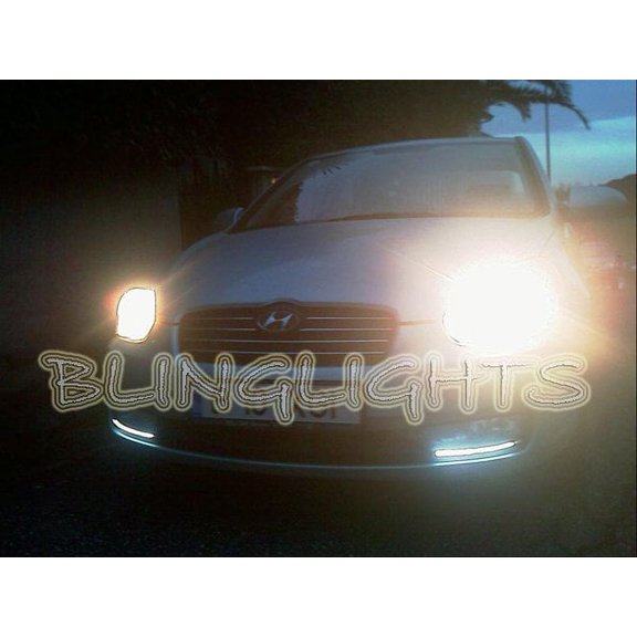 For Hyundai Avega LED DRL Light Strips Headlamps Headlights Day Time Running Lights Strip Lamps