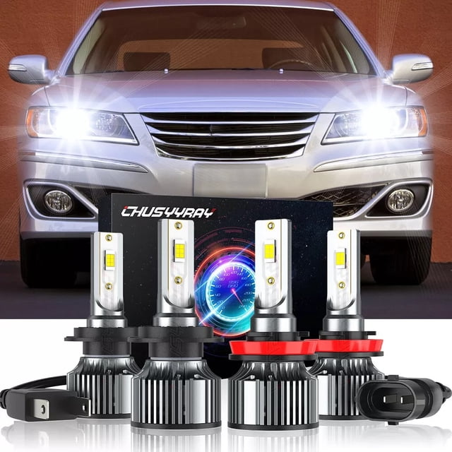 For Hyundai Azera 2007 2008 2009 2010 LED H7+H11 Headlight High Low ...