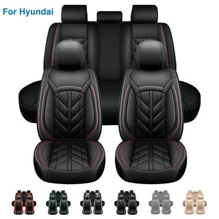  Aotiyer Full Set Car Seat Covers, Crown PU Leather