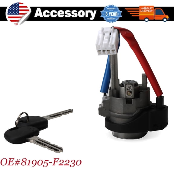 For Hyundai Elantra 2.0L 2017-2020 Ignition Lock Cylinder Switch W/ Keys 2018-19