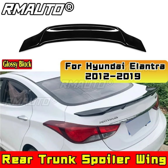For Hyundai Elantra 2012-2019 Car Rear Spoiler Rear Trunk Spoiler Wing Rear Trunk Spoiler Body Kit Car Accessories