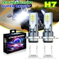 thumbnail image 1 of For Hyundai Elantra 2013-2016 2017 2018 H7 LED Headlight Combo 2 Bulbs High Beam, 1 of 9