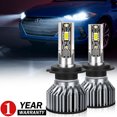 thumbnail image 1 of For Hyundai Elantra 2013-2018 H7 LED Headlights, Super Bright, High Beam, Plug & Play, 2-Pack, 1 of 9
