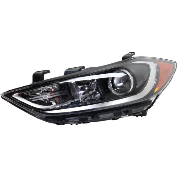 For Hyundai Elantra 2017 2018 Headlight Driver Side Sedan w/ Daytime Running Light For HY2502204 | 92101-F3010