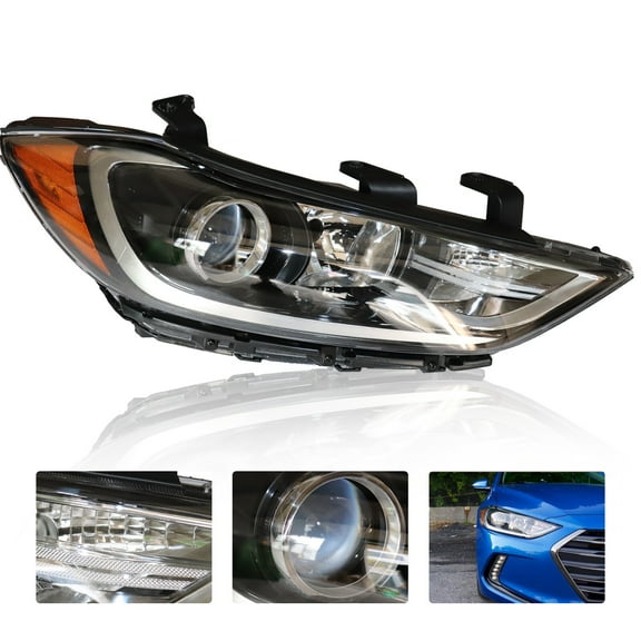 For Hyundai Elantra 2017 2018 Right Passenger Side Factory Halogen Headlight New