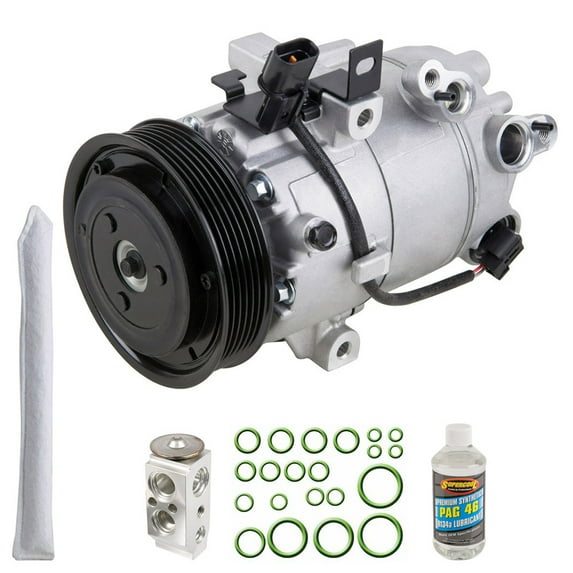 For Hyundai Elantra GT Kia Forte5 OEM AC Compressor w/ A/C Repair Kit - BuyAutoParts