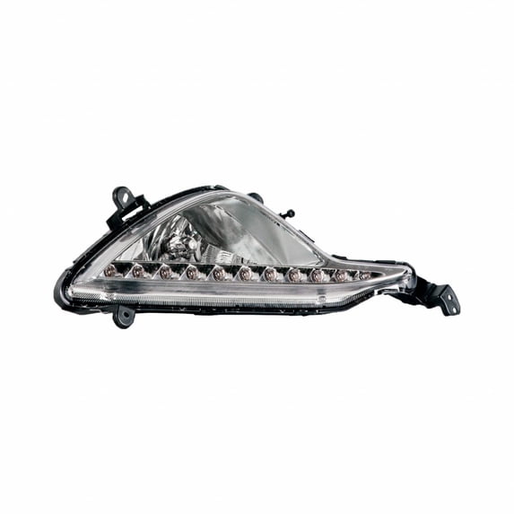 For Hyundai Genesis 2009 2010 2011 2012 OEM Fog Light Assembly Driver Side | Front | LED | Replacement For HY2592157 | 191275727539, 922012M550