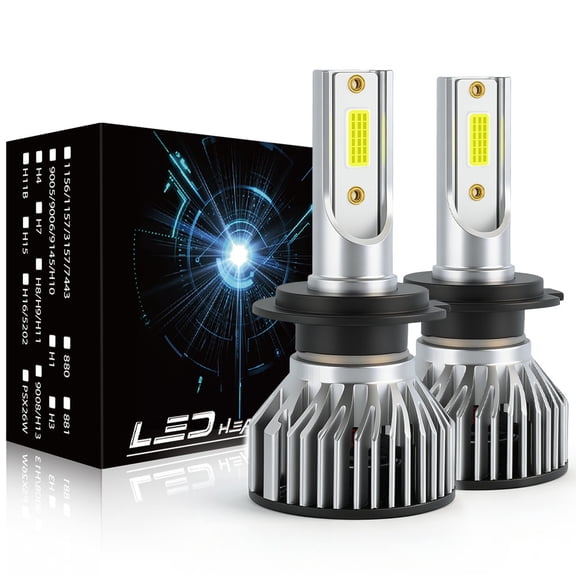 For Hyundai Genesis Coupe 2013-2016 H7 LED Headlight Hi Low Beam Bulb Kit 6000K