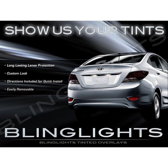 For Dodge Attitude Tinted Smoked Protection Overlays Film for Taillamps Taillights Tail Lamps Lights