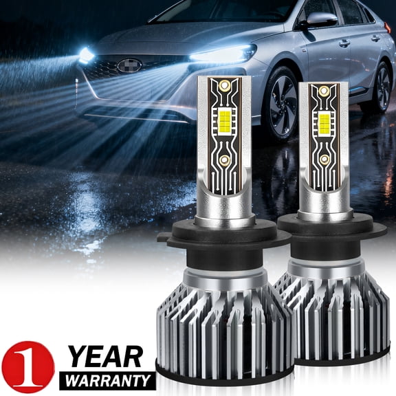 For Hyundai Ioniq 2017-2022 LED Headlights, Super Bright White, Low Beam, Plug & Play, 2-Pack