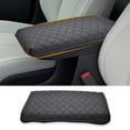 thumbnail image 1 of For Hyundai Ioniq 5 2022-2025 Car Leather Black Center Console Lid Armrest Cover, 1 of 9