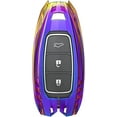 thumbnail image 1 of For Hyundai Key Fob Cover,Metal Key Case Cover for Hyundai Palisade Elantra Kona Azera Santa Key Accessories with Keychain, 1 of 8