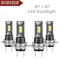 thumbnail image 1 of For Hyundai Kona 2018 2019 2020 LED Headlight High/Low Beam Bulbs 6000K White, 1 of 12