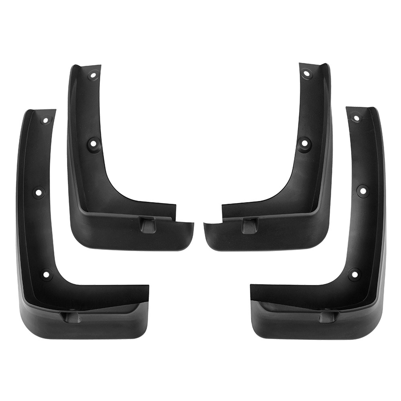 For Hyundai Santa Fe 2013-2018 Splash Mud Flaps, 4PCS Guards Splash Tire Protector, Custom No Drilling Mud Guards-black