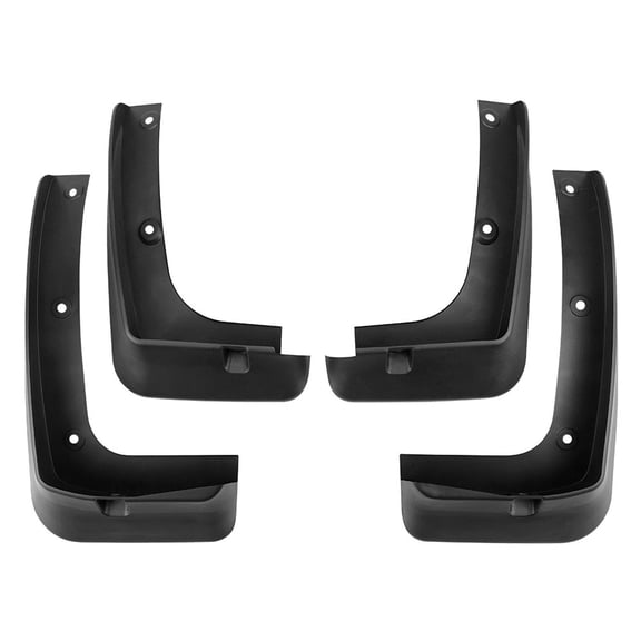 For Hyundai Santa Fe 2013-2018 Splash Mud Flaps, 4PCS Guards Splash Tire Protector, Custom No Drilling Mud Guards-black