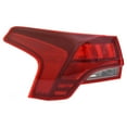 thumbnail image 1 of For Hyundai Santa Fe 2021 2022 2023 Tail Light Driver Side | Outer | w/ Bulbs | Red & Clear | Replacement For HY2804175 | 92401-S2500, 1 of 6