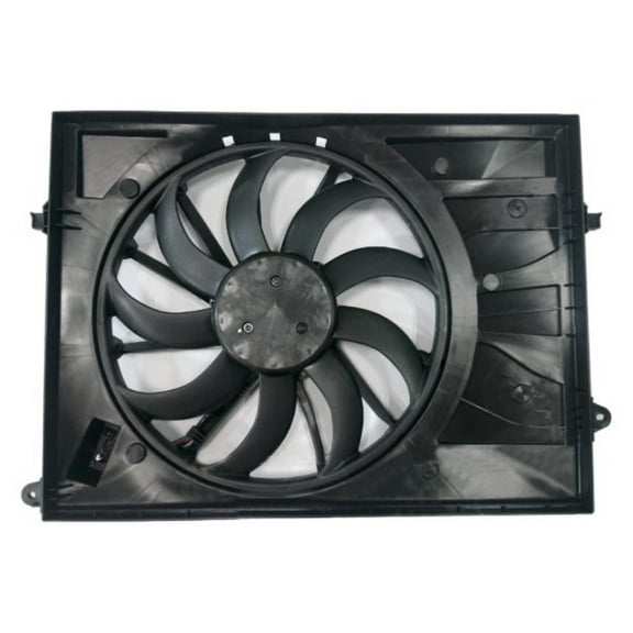 For Hyundai Santa Fe Radiator and A/C Condenser Fan Assembly 2019 2020 2.4L w/Brushless Motor For HY3115164 | 25380-S1300