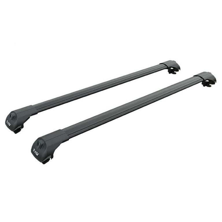 Pro 1 Custom Roof Rack Cross Bars for Hyundai Santa Fe 2024 Up Black Aluminum Raised Rail with Lock System Walmart