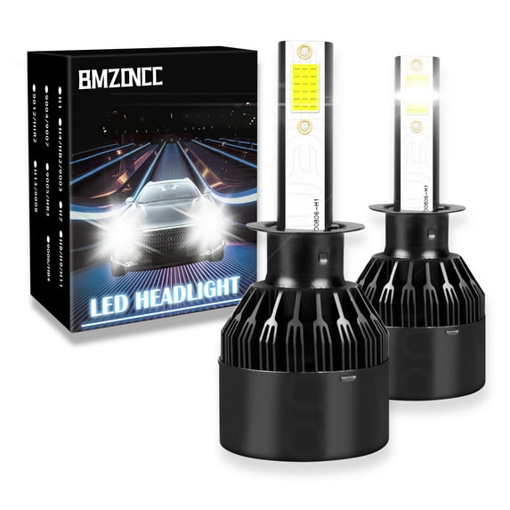 For Hyundai Sonata 2002-2005 2X H1 LED Headlights Bulbs 55W 6000K White
