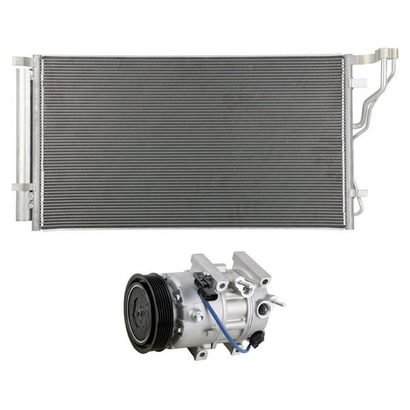 For Hyundai Sonata 2011 AC Compressor w/ A/C Condenser Drier - BuyAutoParts