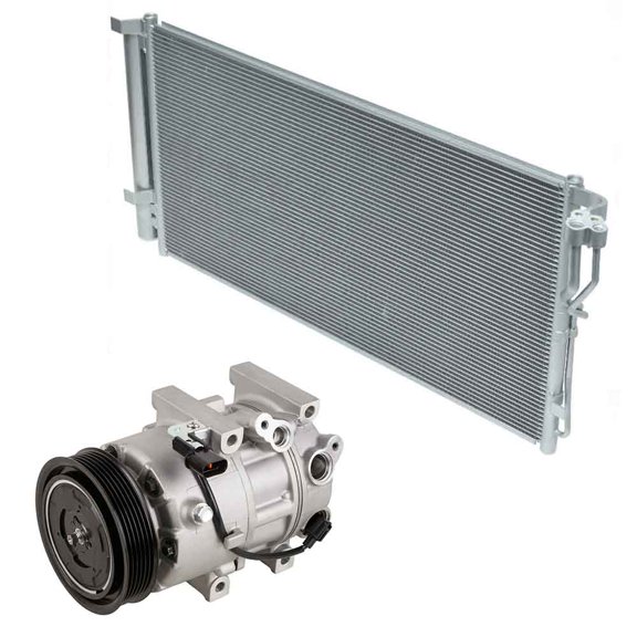 For Hyundai Sonata 2014 AC Compressor w/ A/C Condenser Drier - BuyAutoParts