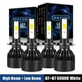 thumbnail image 1 of For Hyundai Tiburon 2003-2006 LED Headlight Bulbs H7+H7 High Beam and Low Beam White 4pc,c9, 1 of 11