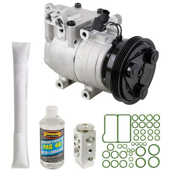 For Hyundai Tiburon 2005 2006 2007 2008 OEM AC Compressor w/ A/C Repair Kit - BuyAutoParts