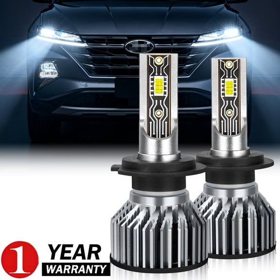 For Hyundai Tucson 2019-2021 LED Headlights, Super Bright White, Low Beam, Plug & Play, 2-Pack