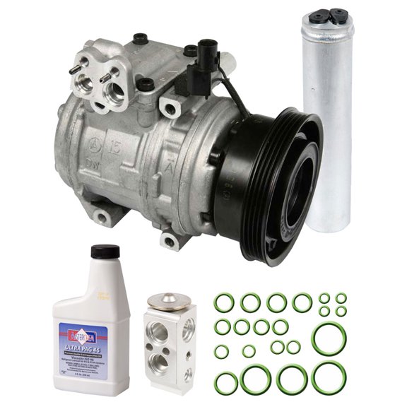 For Hyundai Tucson Kia Sportage 05-07 OEM AC Compressor w/ A/C Repair Kit - BuyAutoParts