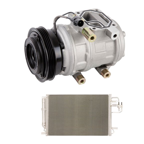 For Hyundai Tucson Kia Sportage AC Compressor w/ A/C Condenser & Drier - BuyAutoParts
