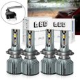 thumbnail image 1 of For Hyundai Veloster 2012-2015 2016 2017 4pcs Bright H7 LED Headlight High Low Beam Bulbs White, 1 of 12