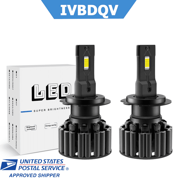 For Hyundai Veloster 2012-2017 LED Headlight Bulbs H7 High/Low Beam 2Pcs 6000K Super Bright White