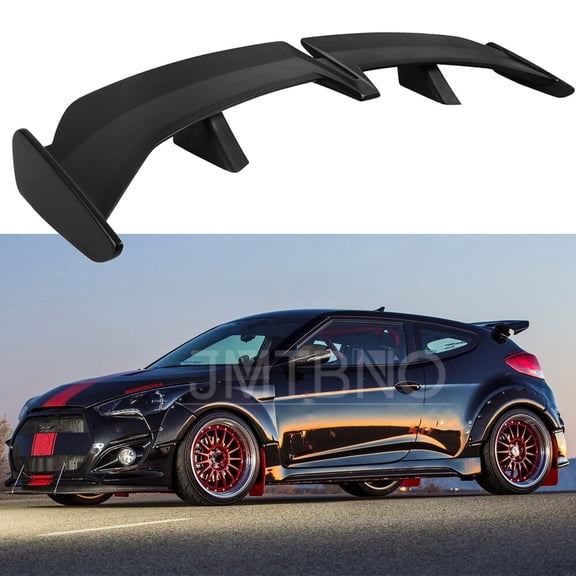 For Hyundai Veloster Turbo 54"Rear Trunk Spoiler Tail Wing Matte Black PRO Style