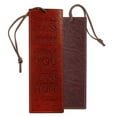thumbnail image 1 of For I Know The Plans Brown Bookmark - Jeremiah 29:11 (4.99) [Imitation Leather] Christian Art Gifts, 1 of 3