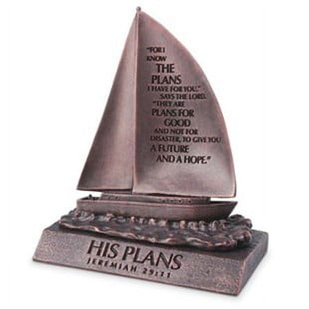 For I Know The Plans, Sailboat Sculpture, Small