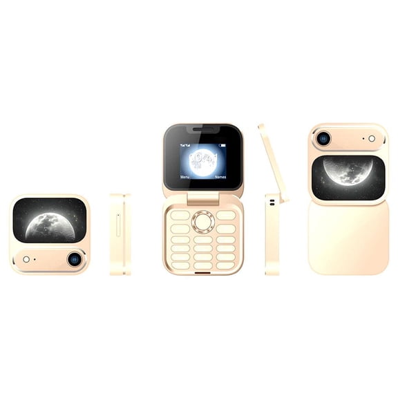For I17Air Flip Phone Dual Nano SIM Cards Expansion 16GB 1.77-inch