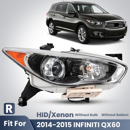 For INFINITI 2014-2015 QX60/2013 JX35 HID/Xenon Projector Headlight Passenger