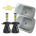 thumbnail image 1 of For INTERNATIONAL 4700 4900 8100 9900 9900I 5x7" 7x6 Inch Rectangle Housing H4 LED Headlight Bulbs, 1 of 18
