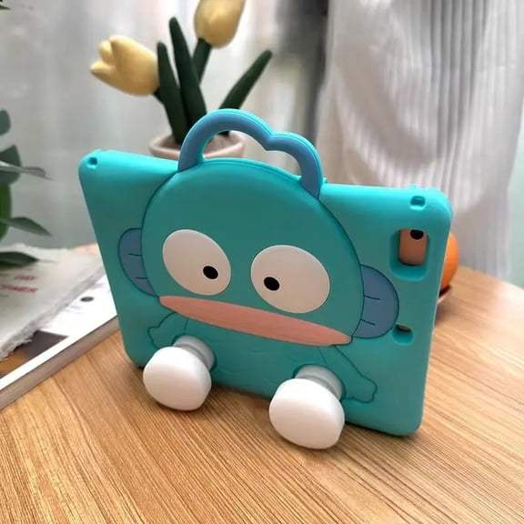 For IPad 9 8 7th Air Mini 2 3 4 5 6 10.9 Pro A16 11 Inch Case Cartoon My Melody Bracket Silicone Tablet Protective Case