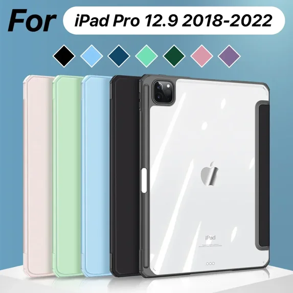 For IPad Pro 12.9 11 Case Funda Accessories For iPad 9.7 5/6th Air1/2 10th 10.5 Air3 Air4/5th Mini6 Generation Protective Cover