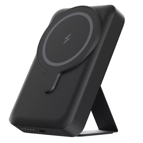For IPhone 15 14 13 12 Pro Max 5000mAh Magnetic Power Bank Wireless Fast Pro Portable Charger black