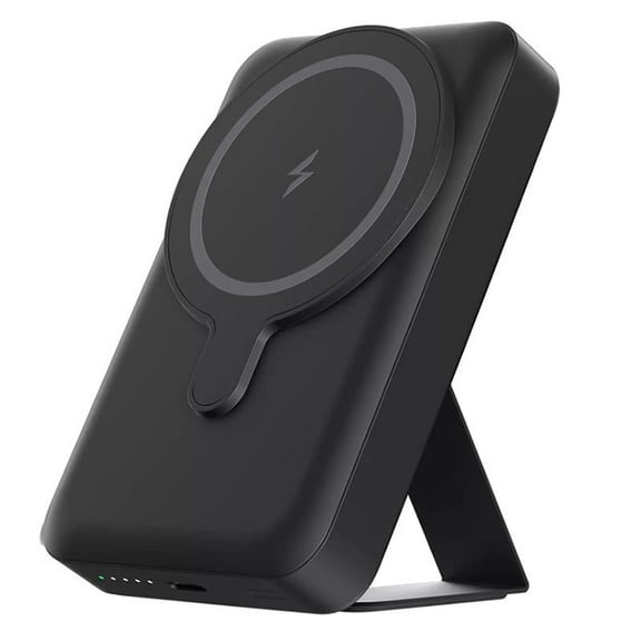 For IPhone 15 14 13 12 Pro Max 5000mAh Magnetic Power Bank Wireless Fast Pro Portable Charger black